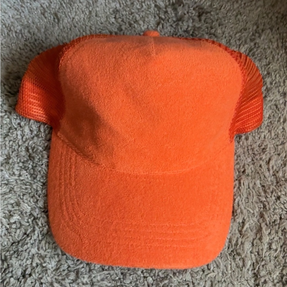 Bright Orange towel Cap